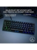 صفحه‌کلید بازی Huntsman Mini 60% - سوئیچ‌های اپتیکال آنالوگ، کلید‌های Doubleshot PBT، Chroma RGB، حافظه داخلی، ضریب فرم 60 درصد قابل حمل، کابل Type-C قابل جدا شدن - مشکی کلاسیک