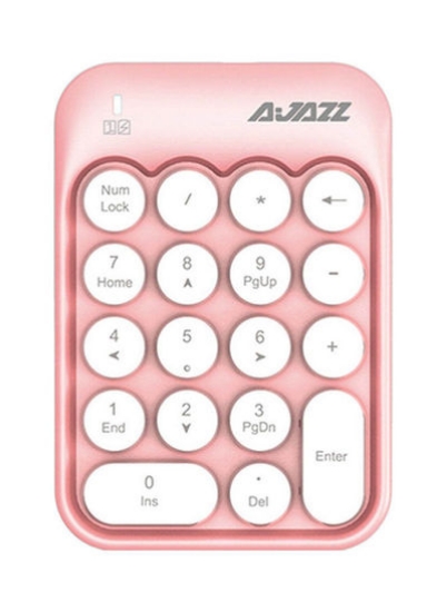 AK18 2.4G Mini Wireless Mini Numeric Keypad Pink