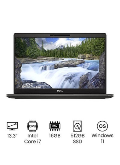 لپ تاپ Latitude 5300 با صفحه نمایش 13.3 اینچی فول اچ دی، پردازنده Core i7-8665U/رم 16 گیگابایتی/512 گیگابایت رم/گرافیک Intel UHD/ویندوز 11 انگلیسی مشکی