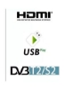 تلویزیون 24 اینچی با HDMI، USB و گیرنده DVB T2/S2 ساخت VG24NTV BLACK