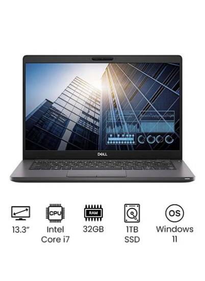 لپ تاپ تجاری و حرفه ای Latitude 5300 با صفحه نمایش 13.3 اینچی Full HD Antiglare، پردازنده Core i7-8665U/32 گیگابایت رم/1 ترابایت SSD/Intel UHD Graphics 620/Windows 11 English English