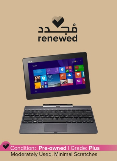 تمدید شد - لپ تاپ 2 در 1 قابل جدا شدن Transformer Book با صفحه نمایش لمسی 10.1 اینچی، پردازنده Celeron اینتل / نسل اول / رم 2 گیگابایت / SSD 16 گیگابایت / گرافیک Intel HD خاکستری خاکستری انگلیسی