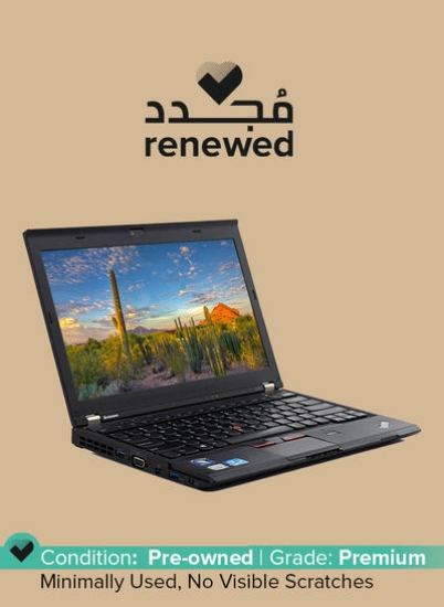 تمدید شد - لپ تاپ Thinkpad X230 با صفحه نمایش 12.5 اینچی، پردازنده Core i5 اینتل / نسل سوم / رم 8 گیگابایت / HDD 256 گیگابایت / گرافیک Intel HD سیاه مشکی انگلیسی مشکی