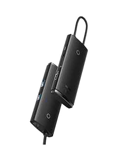 ایستگاه داکینگ HUB سری 6 پورت Type-C مشکی