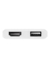 USB 3.2 و HDMI 1.4 Dual Type-C Hub White