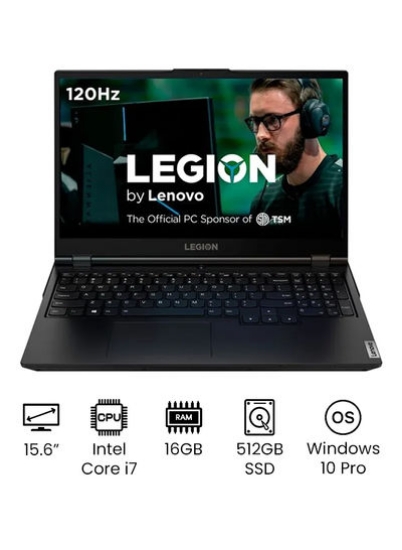 لپ تاپ گیمینگ Legion 5 - 15.6 اینچی FHD 120 هرتز | Core i7-10750H | رم 16 گیگابایت | 512 گیگابایت SSD | 4 گیگابایت NVIDIA GeForce RTX 3050 | Windows 10 Pro English Black