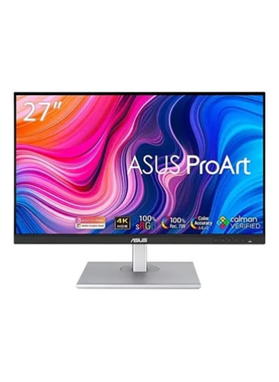 نمایشگر 27 اینچی ProArt IPS 4K UHD Professional مانیتور PA279CV مشکی/نقره ای