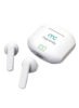 Earbuds بی‌سیم واقعی TWS175 با قاب شارژ کوچک نشانگر باتری سفید