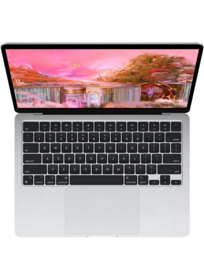 MacBook Air 13.6 اینچی: تراشه M2 با پردازنده 8 هسته ای و پردازنده گرافیکی 10 هسته ای، 512 گیگابایت SSD/Intel UHD Graphics English Silver