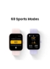 Bip 3 Smatwatch با صفحه نمایش رنگی بزرگ 1.69 اینچی با دو هفته عمر باتری و 60 حالت ورزشی آبی