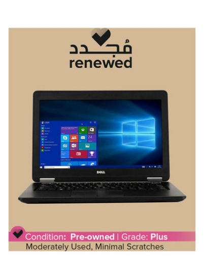 تمدید شد - لپ تاپ Latitude 7250 (2015) با صفحه نمایش 13 اینچی، پردازنده Core i3 اینتل، نسل پنجم / رم 4 گیگابایت / SSD / 256 گیگابایت SSD / Intel HD Graphics مشکی انگلیسی مشکی