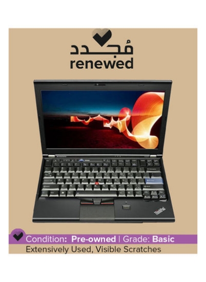 تمدید شد - لپ تاپ Thinkpad x220 (2000) با صفحه نمایش 12.3 اینچی، پردازنده Core i5 اینتل/نسل دوم/رم 4 گیگابایت/500HDD/گرافیک Intel HD مشکی مشکی انگلیسی