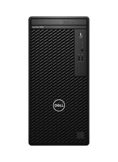 رایانه شخصی Optiplex 3090 Tower با پردازنده Core i5 / 4 گیگابایت رم / 1 ترابایت HDD / DOS / Intel HD Graphics مشکی