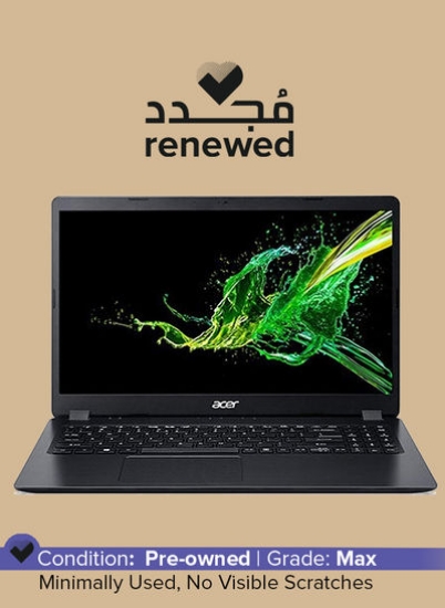 تمدید شد - لپ تاپ Aspire 3 (2021) با صفحه نمایش 15.6 اینچی، پردازنده Intel Core i3، نسل دهم، رم 4 گیگابایتی / هارد دیسک 1 ترابایتی / پنجره 10 انگلیسی/عربی مشکی