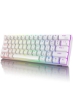 RK61 Dual - حالت بلوتوث/Wired Hot Swapable RGB Mechanical Gaming Keyboard Switch قرمز رنگ