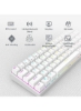 RK61 Dual - حالت بلوتوث/Wired Hot Swapable RGB Mechanical Gaming Keyboard Switch قهوه ای