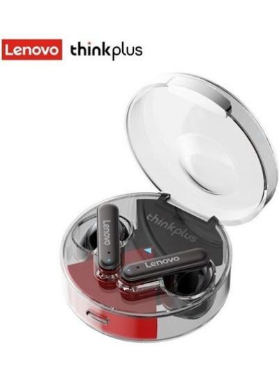 Thinkplus LP10 Wireless Bluetooth 5.2 Earbuds TWS Noise Cancelling Touch Control هدفون بازی با تأخیر کم با پشتیبانی از میکروفون تماس ویدیویی IOS Android Universal Black