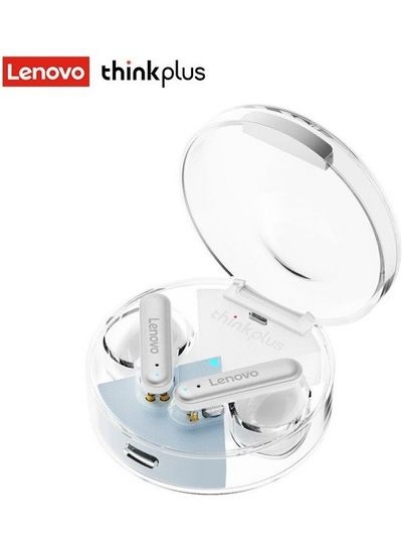 Thinkplus LP10 Wireless Bluetooth 5.2 Earbuds TWS Noise Cancelling Touch Control هدفون بازی با تأخیر کم با پشتیبانی از میکروفون تماس ویدیویی IOS اندروید جهانی سفید