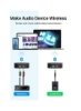 گیرنده بلوتوث 5.0 بی‌سیم آداپتور RCA Auido Music برای سیستم صوتی پخش موسیقی خودروی خانگی با 3.5 میلی‌متر و 2RCA سازگار برای تلفن‌های تبلت با بلندگو مشکی