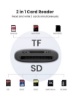 آداپتور کارت حافظه USB 3.0 Micro SD Card Reader سازگار برای TF SD Micro SD SDXC SDHC MMC RS-MMC Micro SDXC Micro SDHC برای MacBook Pro iPad Pro2020 Black