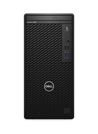 رایانه شخصی OptiPlex 3080 Tower، پردازنده Core i5 10500 / رم 8 گیگابایت / SSD / 512 گیگابایت SSD / گرافیک Intel UHD / Windows 10 Pro Black