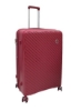 کیف چرخ دستی چمدانی 8 چرخ هاز پلاس 8 چرخ پوسته سخت کابین رنگ قرمز اندازه کابین 31.5x57x76 سانتی متر