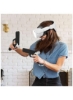 تفنگ بازی VR برای کنترلرهای Oculus Quest 2 تجربه بازی پیشرفته با FPS کنترلرهای Oculus Quest 2 لوازم جانبی مشکی