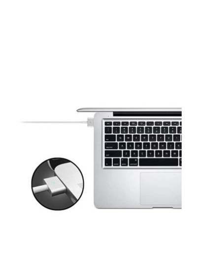 شارژر AC آداپتور 60 واتی T-tip Magsafe2 برای MacBookPro 13 اینچی (نمایشگر Retina در اواخر 2012 تا اوایل 2015 منتشر شد