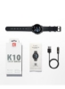 Kieslect Bluetooth 5.0 1.32 Semi-AMOLED Display 13 حالت ورزشی IP68 Smart Watch K10 ضد آب