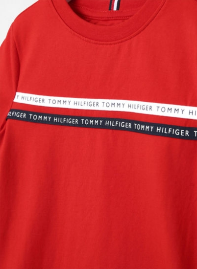 TOMMY TAPE TEE S/S