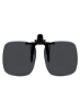گیره عینک آفتابی عینک آفتابی پلاریزه برای بستن بر روی عینک مردانه و زنانه خاکستری