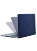 پوشش محافظ صفحه‌کلید انگلیسی پوسته سخت محافظ بریتانیایی سازگار برای MacBook New Pro 13 اینچی مدل A1706 A1708 A2159 A1989 با نوار لمسی و Touch ID نسخه 2016 تا 2019 آبی دریایی
