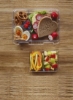 اسنک اتک بنتو باکس یا جعبه ناهار برای کودکان 4 و 6 محفظه کونرتیبل | جعبه ناهار سهم | مواد غذایی درجه بندی شده بدون BPA و ضد نشت| ساخته شده از تریتون (سبز آووکادو)
