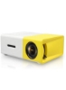 پروژکتور کوچک قابل حمل LCD YG-300 با اسلات USB SD AV HDMI سرگرمی خانگی پروژکتور زرد