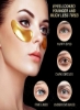 ماسک چشم طلای 24 عیار، (20 جفت) ماسک ژل چشم کلاژن پچ های زیر چشم، با هیالورونیک اسید ضد پیری، کاهش حلقه های تیره، پف چشم، کیسه های زیر چشم، چین و چروک، آبرسانی سریع پوست چشم