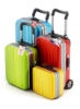 برچسب چمدان Unicorn فلامینگو و برچسب چمدان بچه‌ها برای چمدان، برچسب‌های شناسه مسافرتی PVC زیبا با بند قابل تنظیم