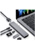 هاب USB C 7in1 برای برق مک بوک گسترش آداپتور USB C مستقیم 7 در 2 سازگار با USB C چند کاره