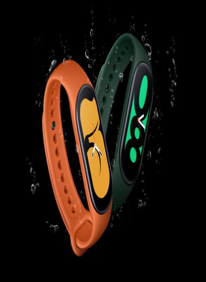 بند اصلی Mi Smart Band 7 UAEs No 1 Fitness Band 1.62 inch صفحه نمایش رنگی AMOLED شارژ مغناطیسی 2 هفته عمر باتری هوش فعالیت شخصی (PAI) ردیابی سلامت زنان