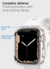 قاب Ultra Hybrid با محافظ صفحه برای Apple Watch Series 7 45mm - Crystal Clear