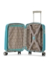 کیف چرخ دستی چمدان سخت 8 چرخ Zapper Plus رنگ آبی اندازه کابین 23x35x55 سانتی متر