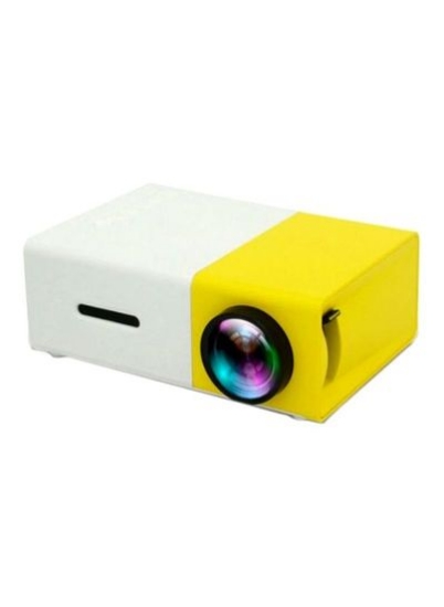 پروژکتور خانگی LED قابل حمل M208 زرد/سفید