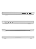 قاب محافظ پلاستیکی سخت سازگار با MacBook Pro 14 اینچی 2021 2022 Release A2442 M1 Pro M1 Max با صفحه نمایش Liquid Retina XDR Touch ID سفید