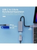 هاب هاب چند پورت USB OTG USB C هاب داده 3 در 1