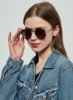 عینک آفتابی گرد کلاسیک مردانه زنانه - 100% Sunnies مسدود کننده UV