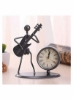 ساعت رومیزی رومیزی زیبا ساعت آنالوگ طرح گیتار نوازنده کلاسیک برای اتاق شما اتاق نشیمن اداری (گیتار)
