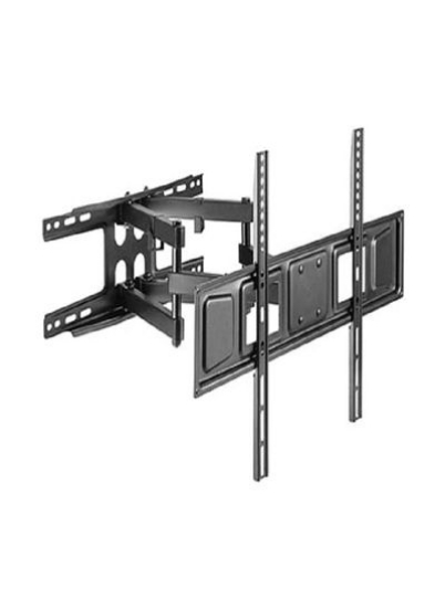 پایه دیواری تلویزیون تمام حرکتی مقرون به صرفه برای میخ دوبل برای اکثر تلویزیون های صفحه تخت 37 تا 80 اینچ