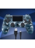 کنترلر بی سیم Dualshock با جوی استیک بلوتوث برای کنترل از راه دور بازی Sony PlayStation 4 Camo blue