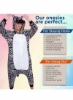 لباس خواب Onesie، لباس خواب یونیسکس بزرگسالان، لباس حیوانات لباس خواب یونیسکس کلاهدار بزرگسالان Cosplay