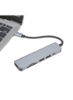 چند کاره 6 در 1 USB C هاب آداپتور سازگاری گسترده شارژ سریع PD HDTV SD TF USB2.0 USB3.0 PD برای کامپیوتر تلفن خانگی دفتر