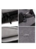 کیف شانه کیف لپ تاپ دسته دار 17 اینچی لوازم جانبی الکترونیکی سازمان دهنده مسنجر کیف محافظ آستین کیف با بند شانه و چمدان - خاکستری
